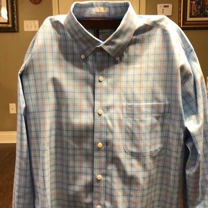 Peter Millar dress shirt with button down collar, XL